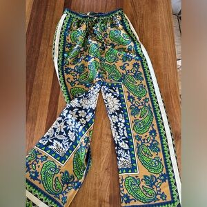 Fun printed silky pants